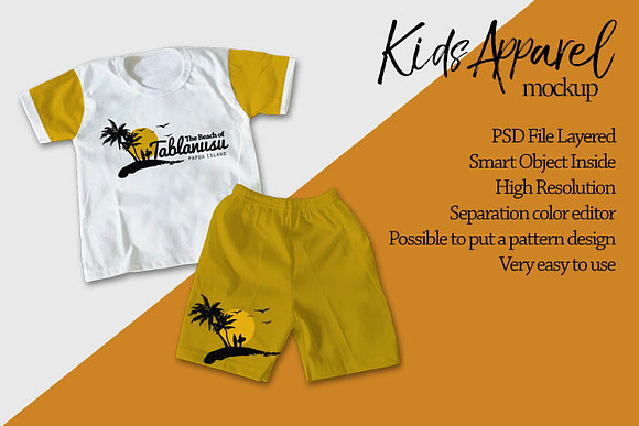 Kids Apparel Mockup in Product Mockups - product preview 2
