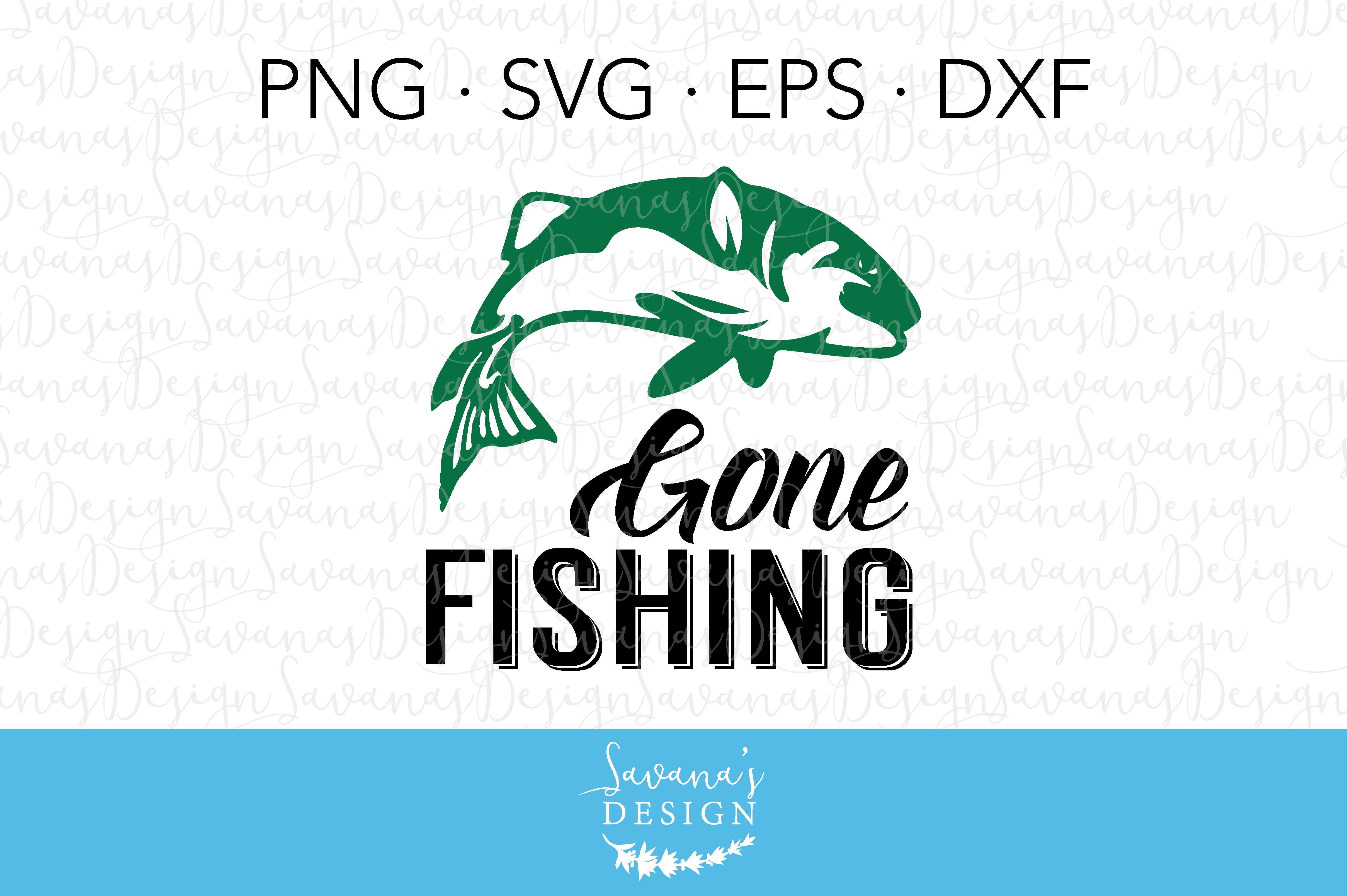 Gone Fishing SVG | Custom-Designed Illustrations ~ Creative Market
