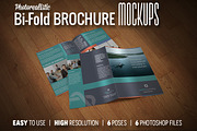 Premium Bi-Fold Brochure Mockups