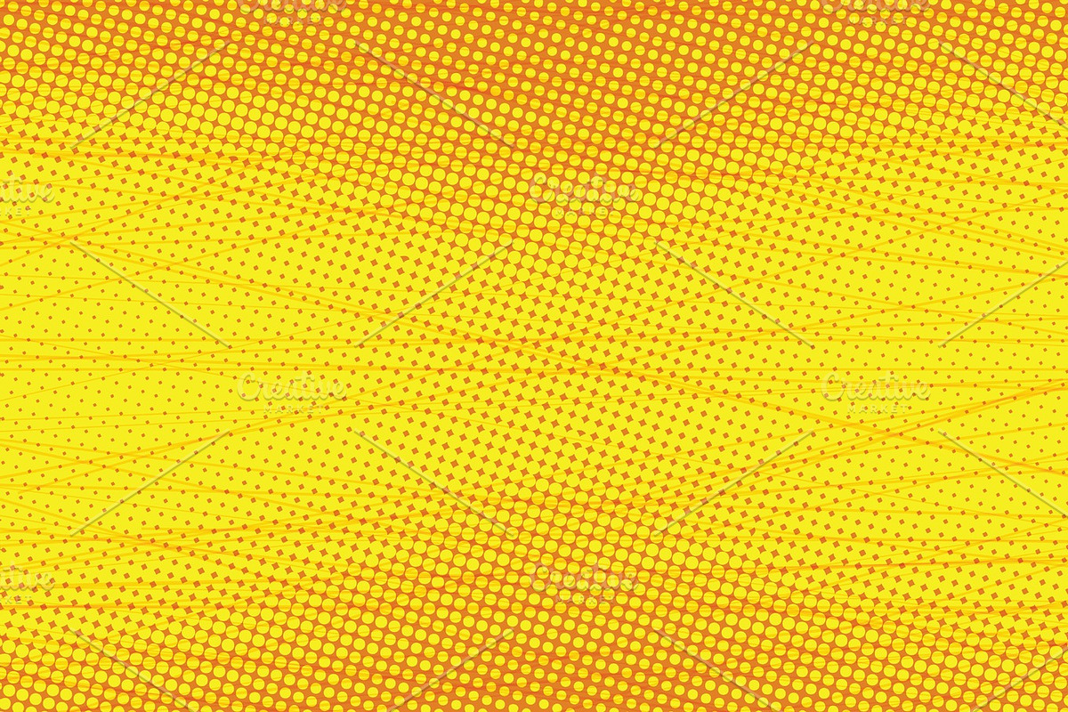yellow Scratch touches pop art background in Textures - product preview 8