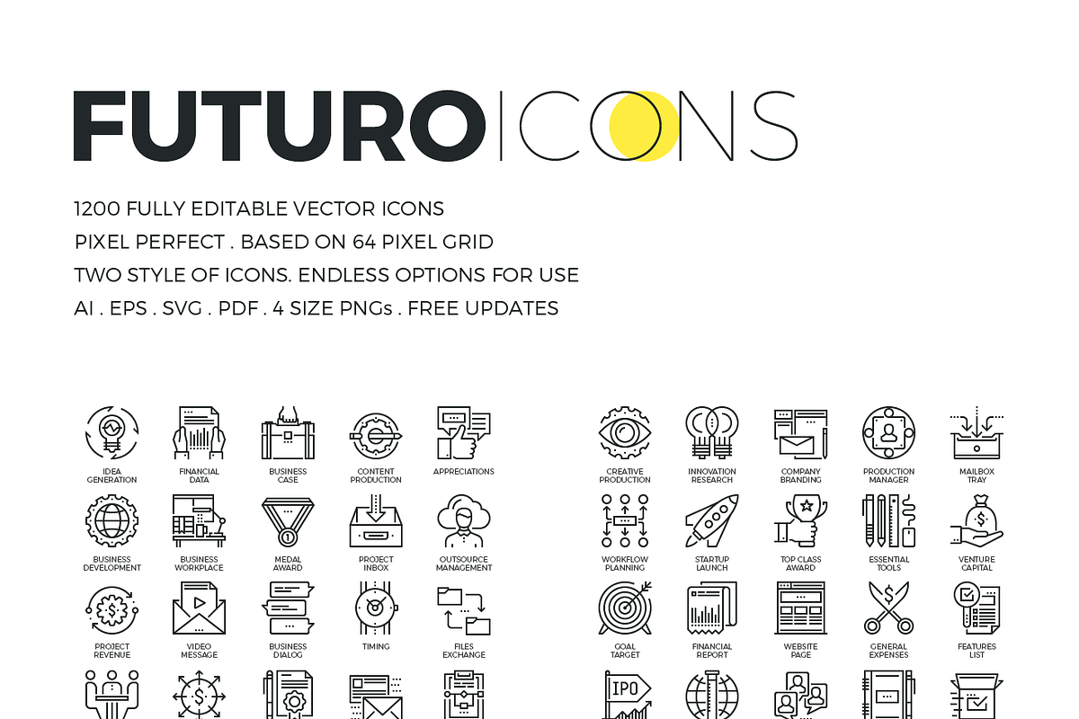 Futuro Line Icons in Line Icons - product preview 8