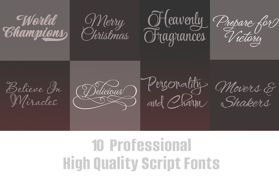 10 Amazing Script Fonts in Display Fonts - product preview 8