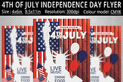 4th of July Independence Day Flyer