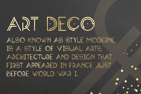 Decolot Font in Art Deco Fonts - product preview 2