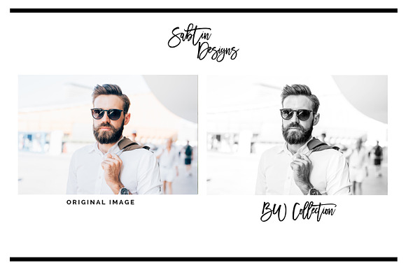 Black and White Lightroom Presets in Add-Ons - product preview 3