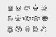 15 Robot Icons
