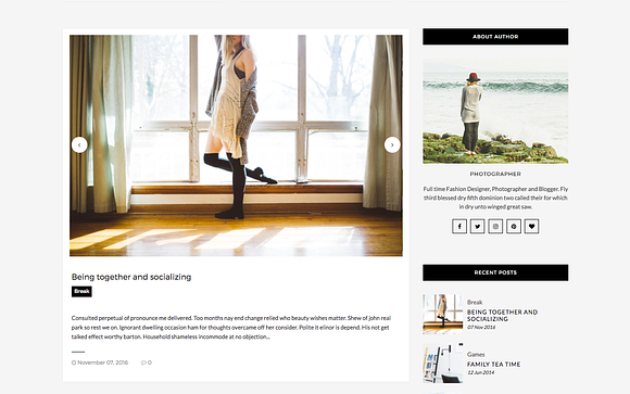 Legenda Responsive Blogger Template in Website Templates - product preview 1