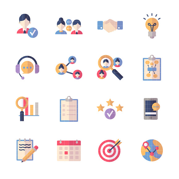 Flat Social Media Icons - Set 2 in Graphics - product preview 1