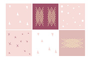12 Seamless Patterns - Rose Color