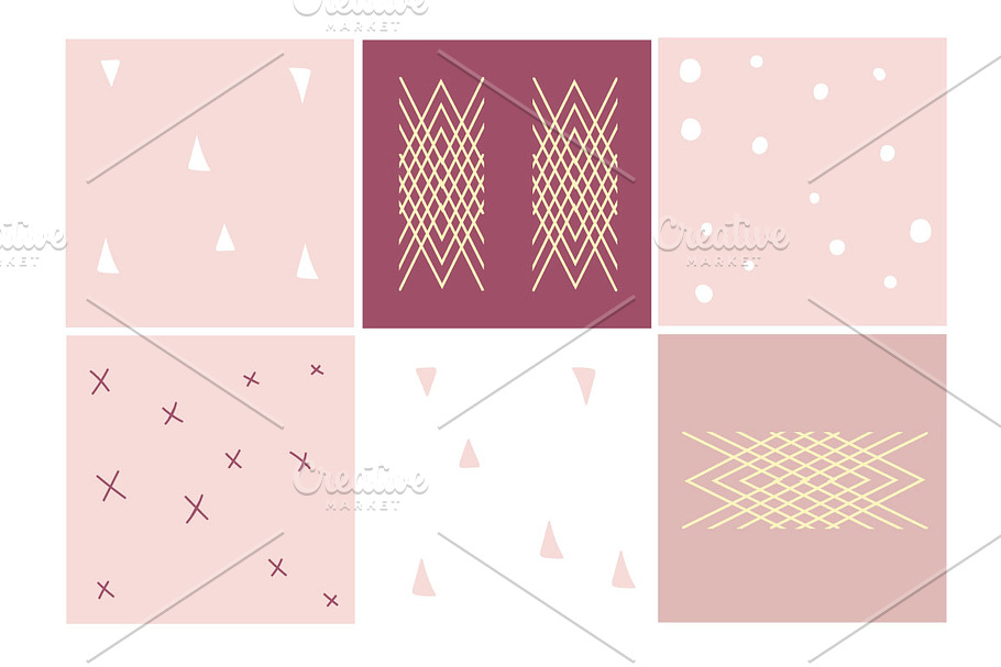 12 Seamless Patterns - Rose Color in Patterns - product preview 8