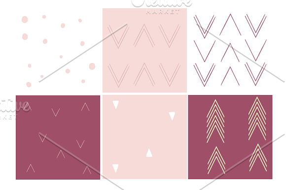 12 Seamless Patterns - Rose Color in Patterns - product preview 1