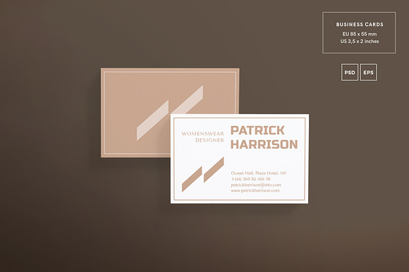 Business Cards | Womenwear Show in Business Card Templates - product preview 2