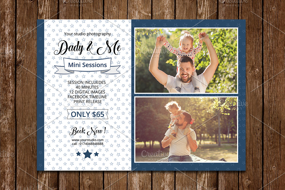 Father's Day Mini Session-V577 in Flyer Templates - product preview 8