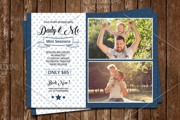 Father's Day Mini Session-V577 in Flyer Templates - product preview 1