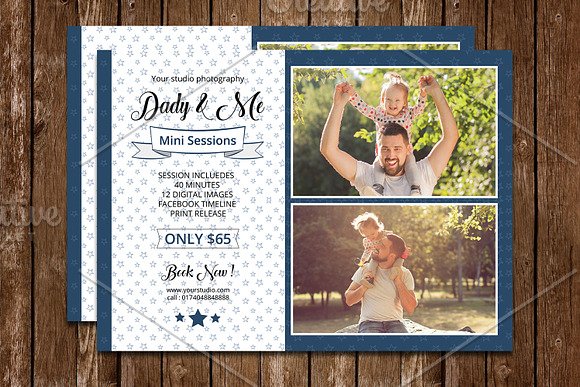 Father's Day Mini Session-V577 in Flyer Templates - product preview 2
