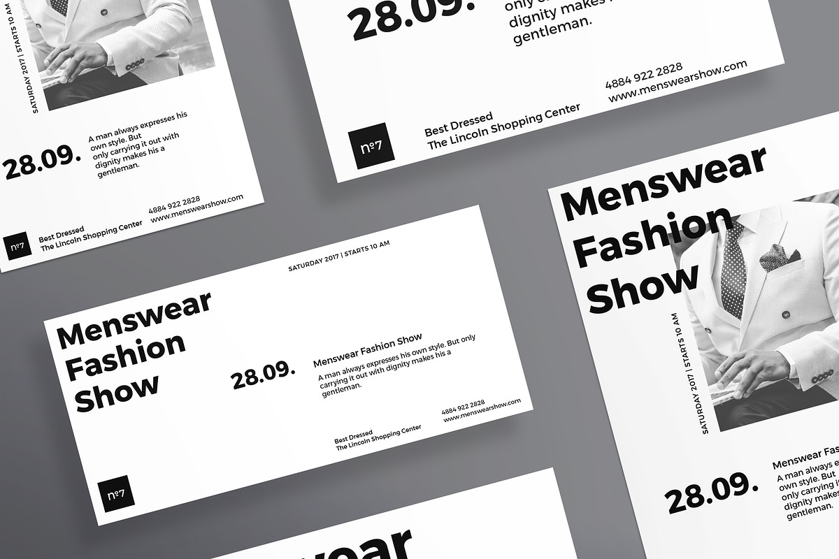 Flyers | Menswear Show in Flyer Templates - product preview 8