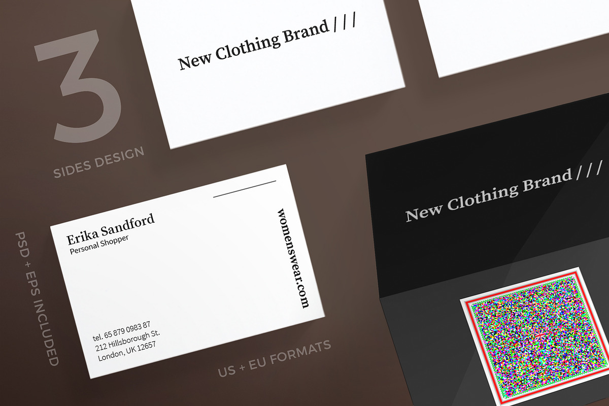 Business Cards | Women Fashion in Business Card Templates - product preview 8