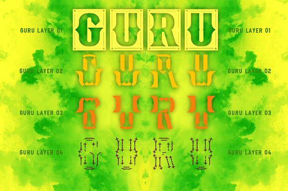 NT Guru in Display Fonts - product preview 2