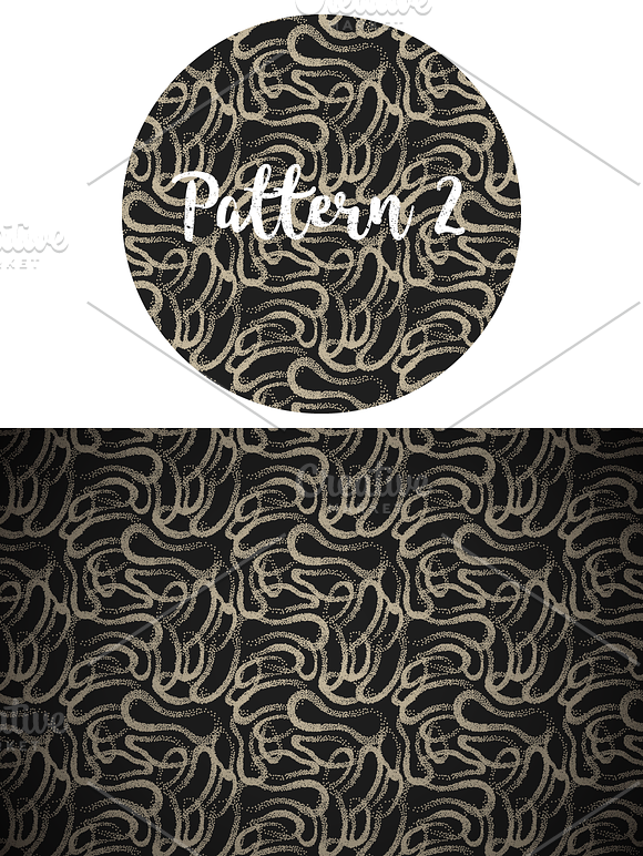 Vector Abstract Seamless Patterns in Patterns - product preview 2
