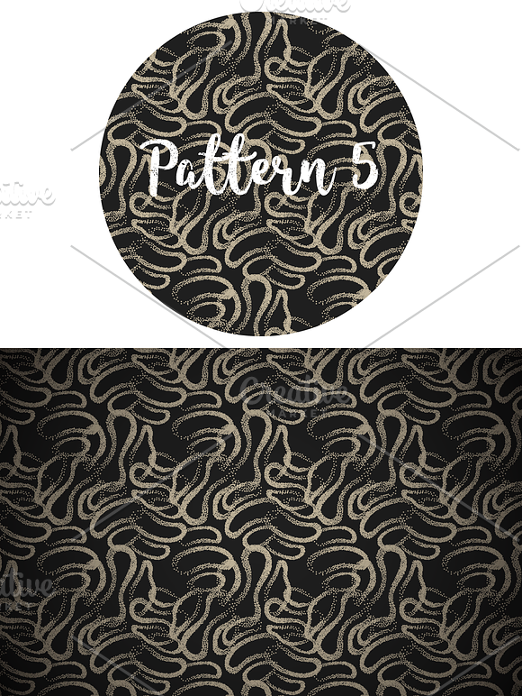 Vector Abstract Seamless Patterns in Patterns - product preview 5