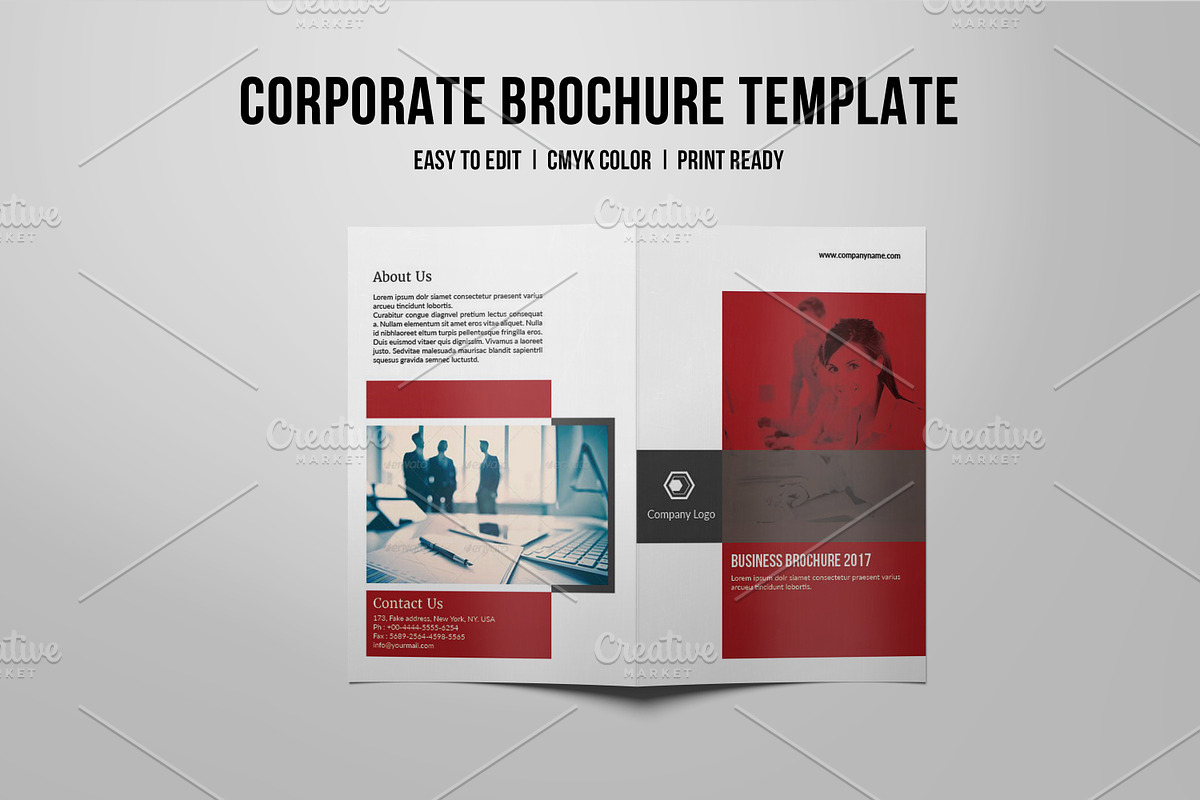 InDesign Corporate Brochure-V734 in Brochure Templates - product preview 8