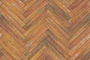 Seamless wood parquet texture (herringbone old)