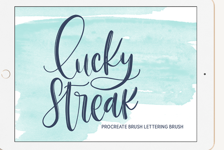 Lucky Streak Procreate Brush