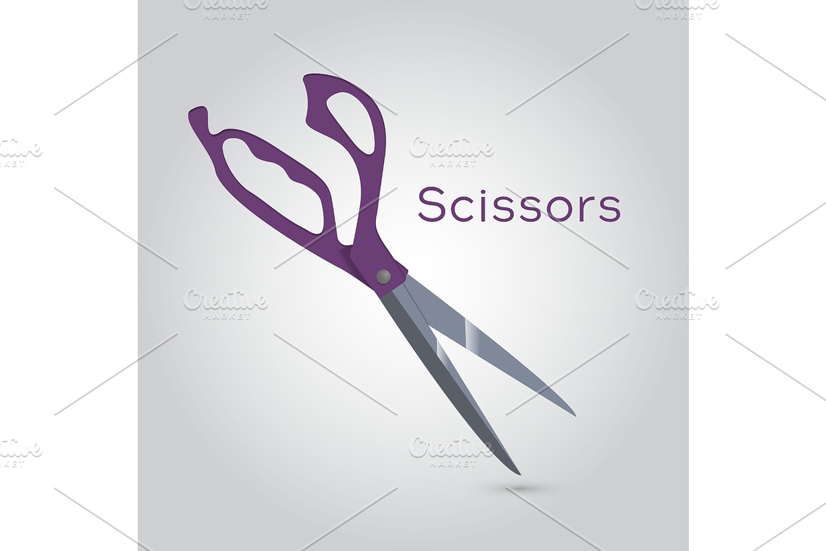 Big cutter scissors in Objects - product preview 8