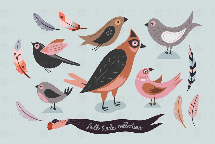Folk birds