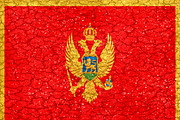 Montenegro National Flag 