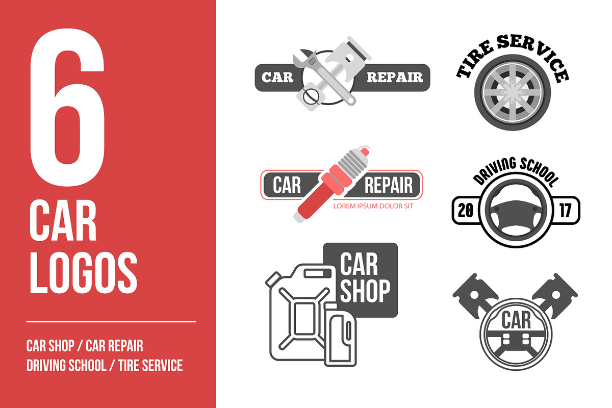 Car logo vector set. Car service in Logo Templates - product preview 8