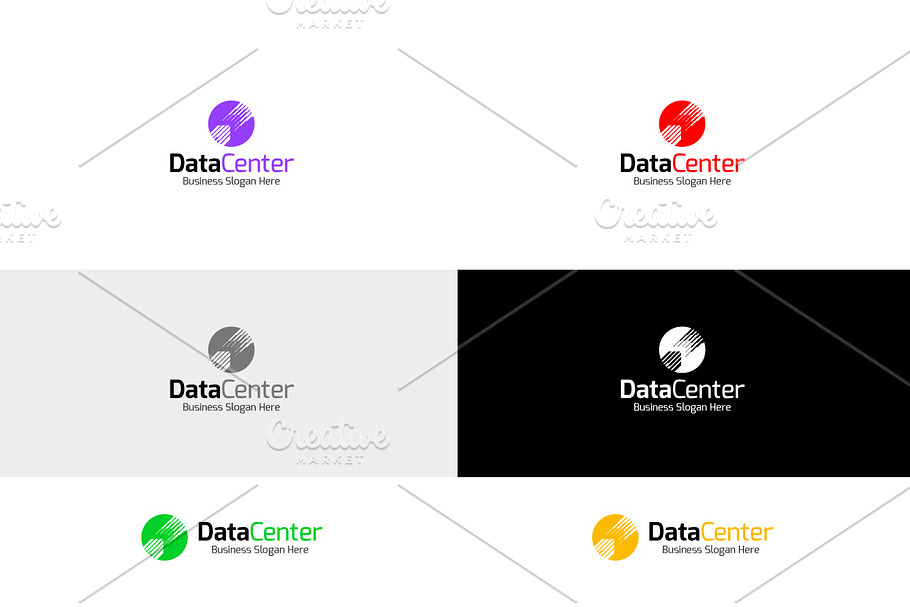 Data Center Style Logo in Logo Templates - product preview 8