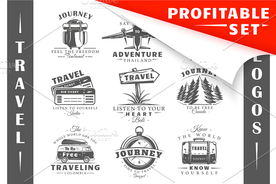 18 Travel Logos Templates in Logo Templates - product preview 8