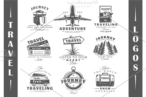 18 Travel Logos Templates in Logo Templates - product preview 1