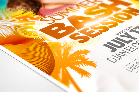 Summer Bash Session in Flyer Templates - product preview 3