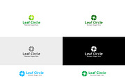 Leaf Circle Style Logo