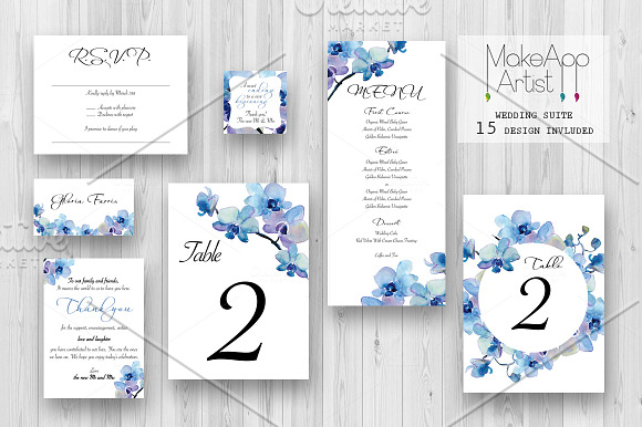 Wedding Invitation Suite - Rebecca in Wedding Templates - product preview 1