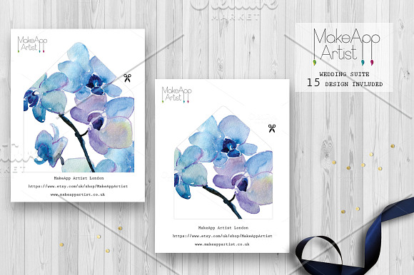 Wedding Invitation Suite - Rebecca in Wedding Templates - product preview 2