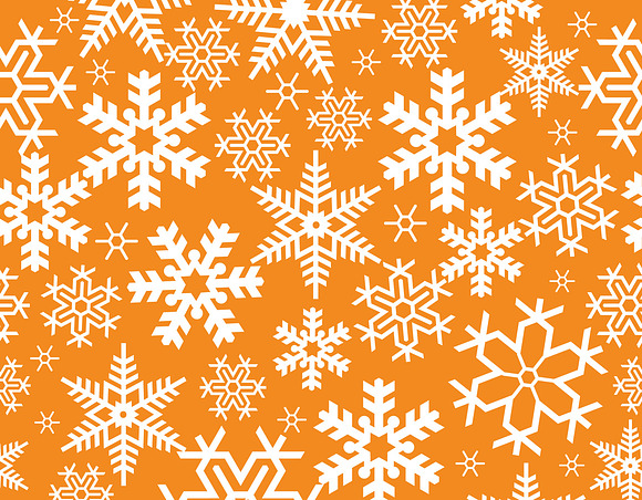 Seamless Christmas snowflakes in Patterns - product preview 2