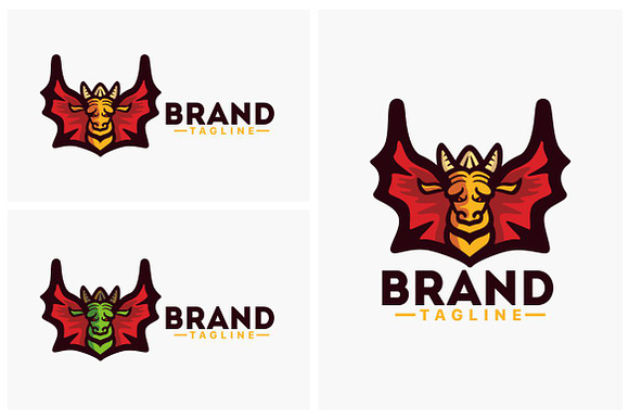 Dragon Logo Template  in Logo Templates - product preview 1