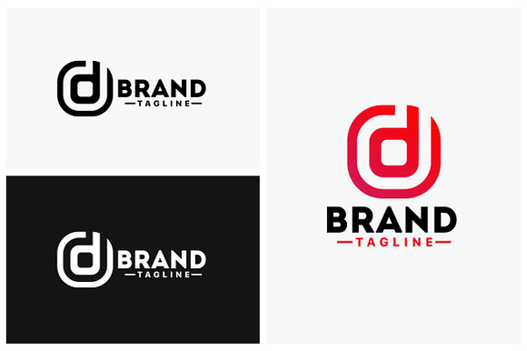 Letter d Logo  in Logo Templates - product preview 1