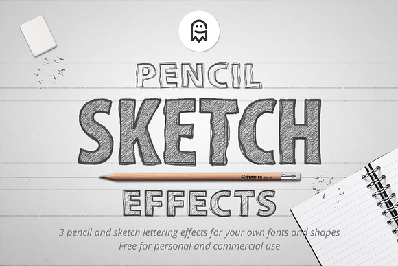 Pencil Sketch Effects in Photoshop Layer Styles - product preview 3