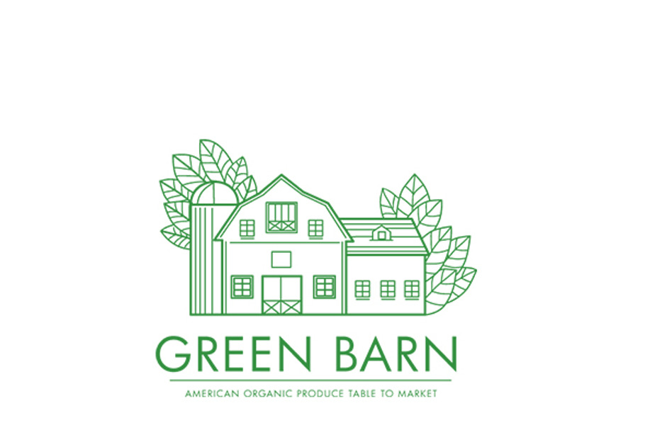 Green Barn Logo in Logo Templates - product preview 8