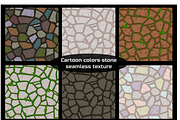 Seamless pattern stones textures