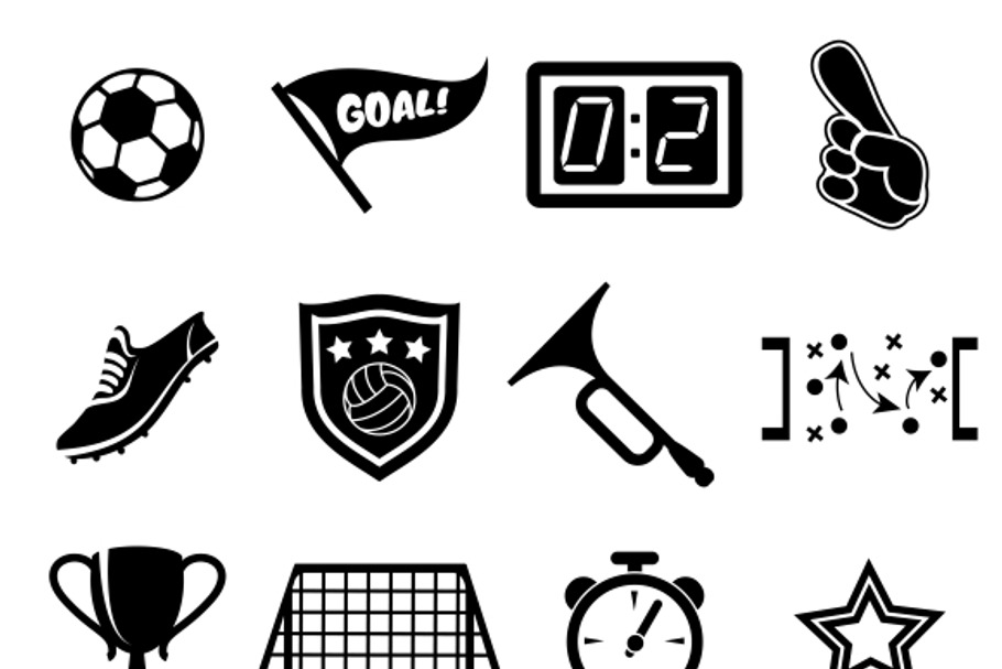 football fans icons in Football Icons - product preview 8