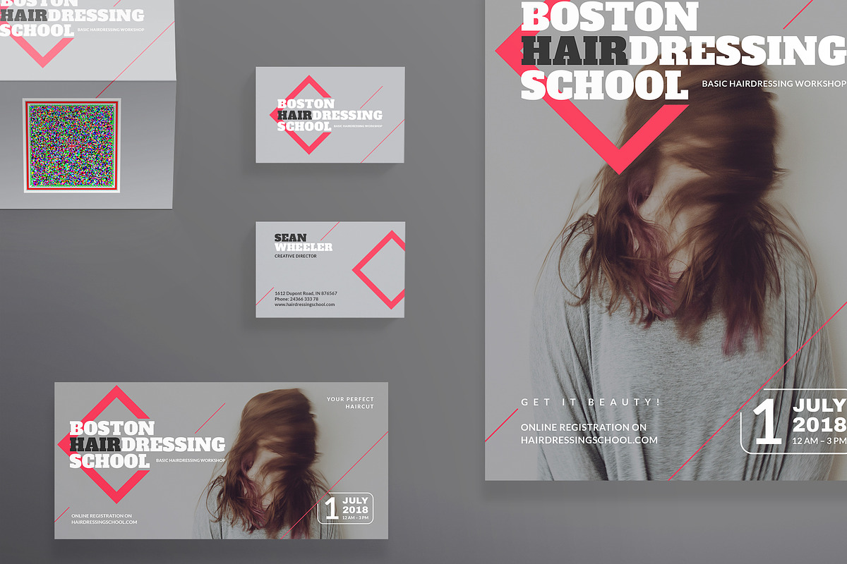 Print Pack | Hairdressing in Templates - product preview 8
