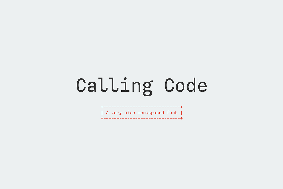 Calling Code in Sans-Serif Fonts - product preview 8