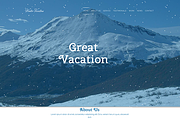 Winter Vacation – Travel HTML Theme