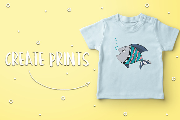 Funky Fish in Illustrations - product preview 2
