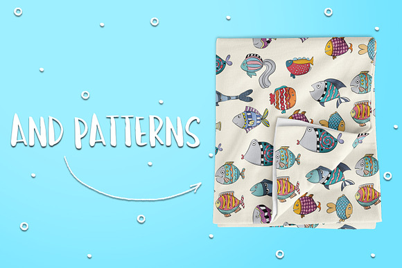 Funky Fish in Illustrations - product preview 3
